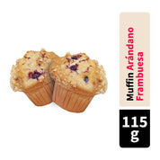 Muffins Arándano Frambuesa Congelado 115g Granel
